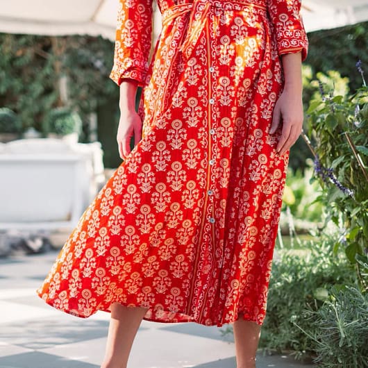 100% cotton dress