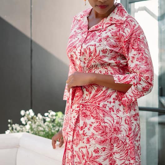 100% cotton dress