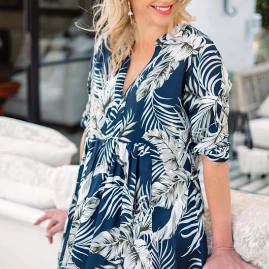 rayon wrap dress