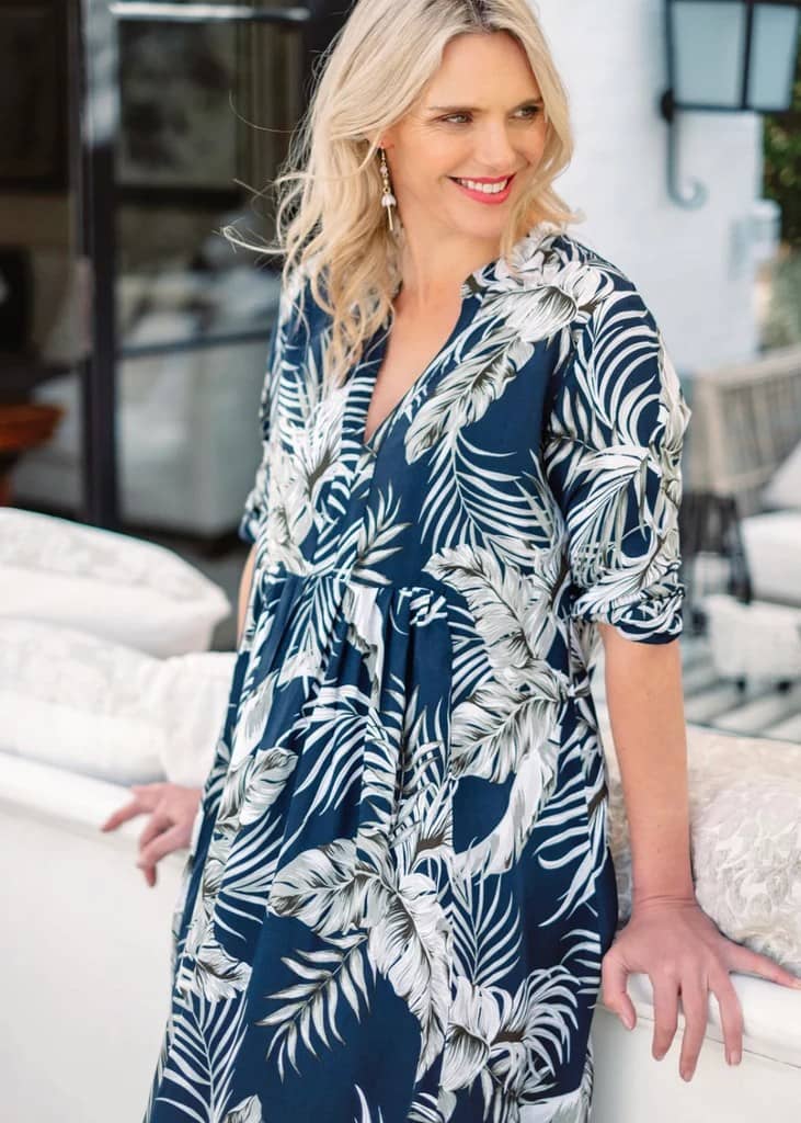 rayon wrap dress